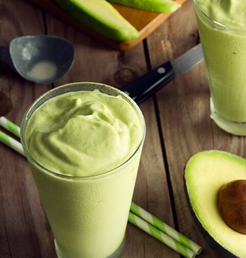 Creamy Avocado Smoothie 5 Ingredient Recipes Skinny 5 dot com