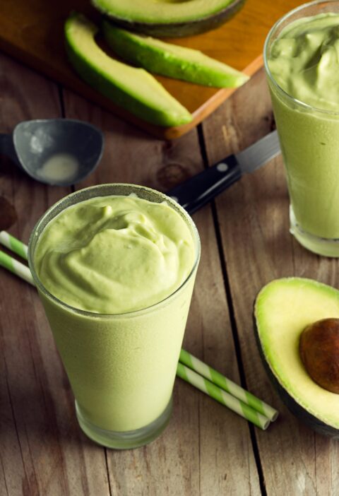 Creamy Avocado Smoothie 5 Ingredient Recipes Skinny 5 dot com
