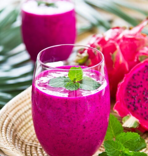 Dragon Fruit Smoothie 5 Ingredient Recipes Skinny 5 dot com