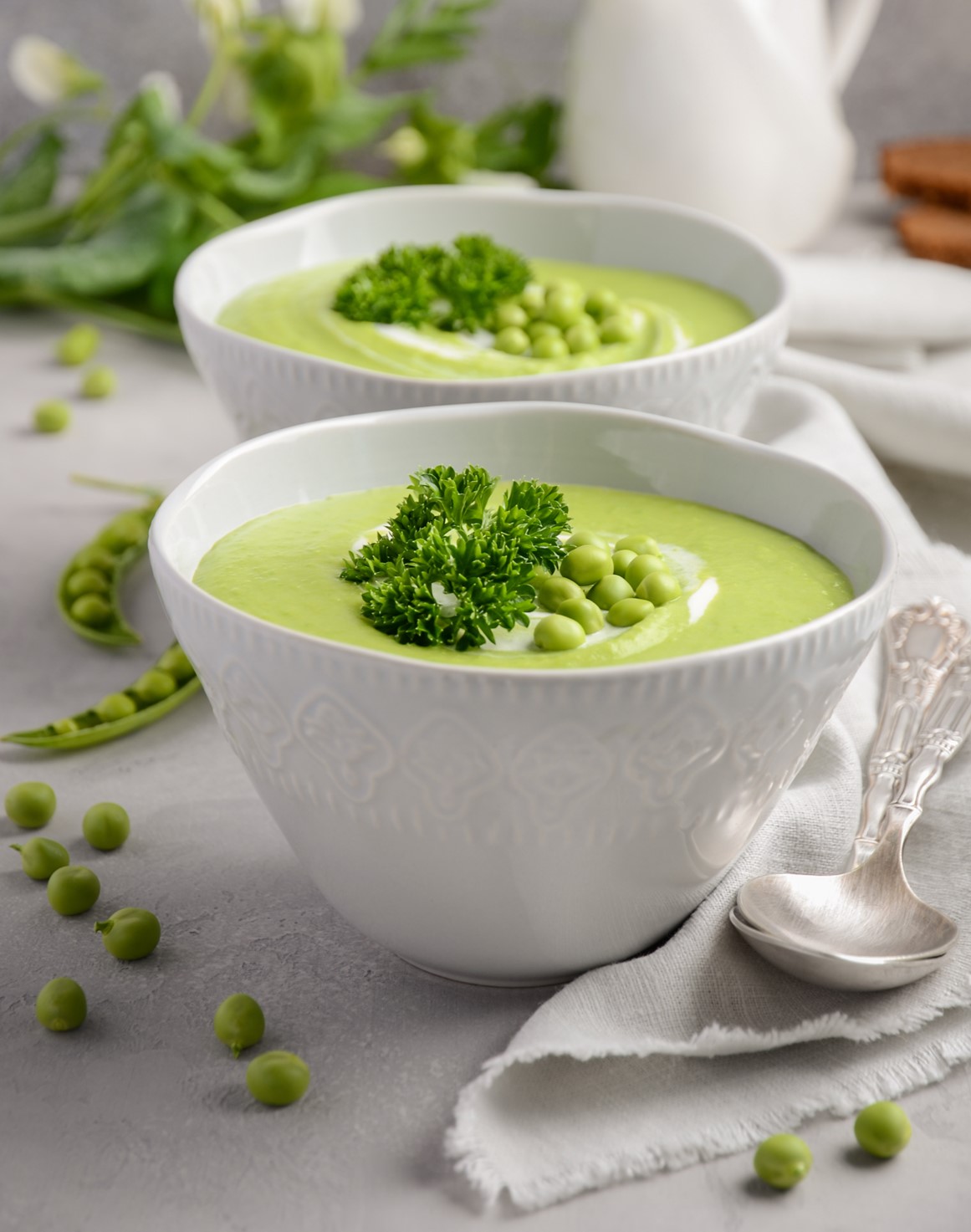 Sweet Pea Soup 5 Ingredient Recipes Skinny 5 dot com