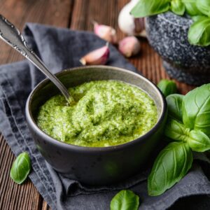 Best Pesto Sauce Recipe 5 Ingredient Recipes Skinny 5 dot com