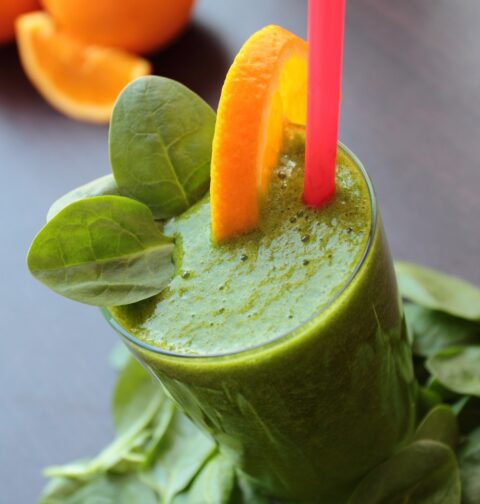 5 Ingredient Recipe Spinach Orange Cold Pressed Juice Skinny 5 dot com